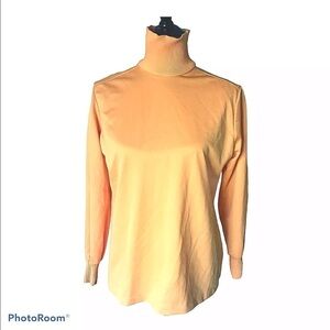 Vintage 70s Medium Lee Mar Pageantry Top High Neck